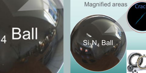 Surface crack healing treatment in Si3N4 bearing materials