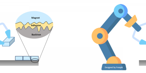 Adhesive bonding of magnet-to-metal interfaces