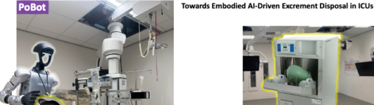 Towards Embodied AI-Driven Excrement Disposal in ICUs