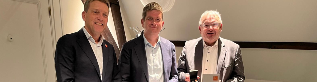 Afscheid bestuursleden Maarten Tossings en Henk Tappel tijdens geslaagd Executive Council Dinner