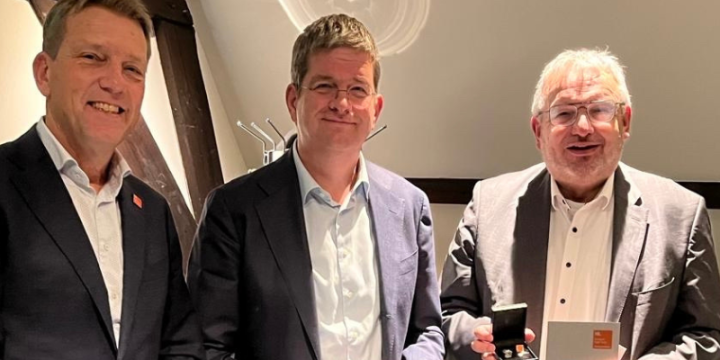 Farewell to board members Maarten Tossings and Henk Tappel at successful Executive Council Dinner