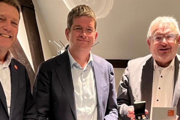 Farewell to board members Maarten Tossings and Henk Tappel at successful Executive Council Dinner