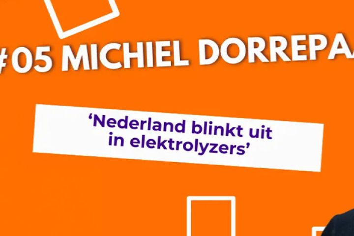 Podcast | Hydrogen: “The Netherlands excels in electrolyzers” with Michiel Dorrepaal