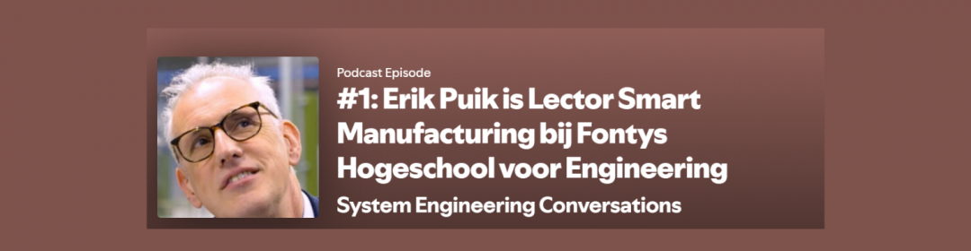 Nieuwe podcast 'Systems Engineering Conversations' van start bij Fontys Engineering