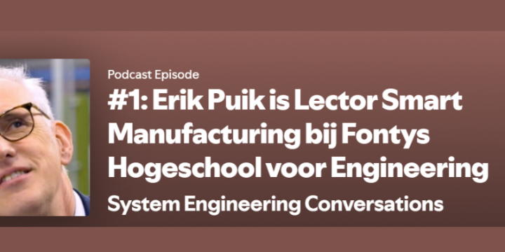 Nieuwe podcast 'Systems Engineering Conversations' van start bij Fontys Engineering