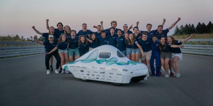 TU Delft students build fastest and most efficient hydrogen car in the world