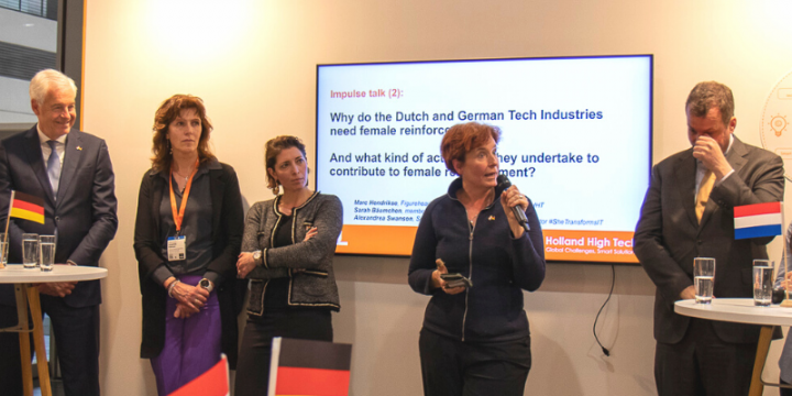 International discussion Women in Tech at Hannover Messe